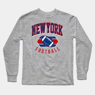 New York Football Vintage Long Sleeve T-Shirt